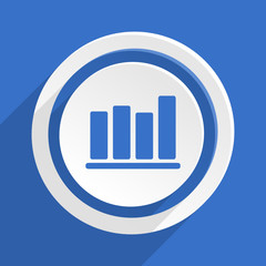 blue flat vector icon