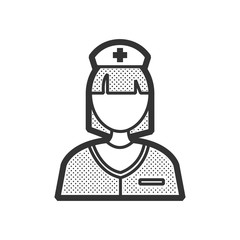 nurse icon design vector