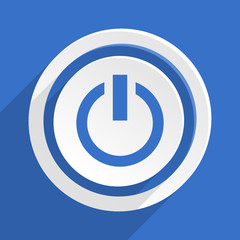blue flat vector icon