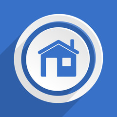 blue flat vector icon