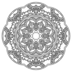 Mandala. Round Ornament