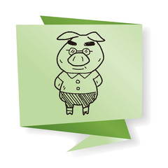 three little pigs doodle