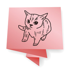 cat doodle drawing