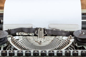 Old vintage antique typewriter machine