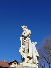 Obraz premium statua a Saluzzo