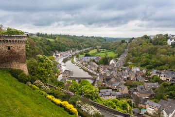 Fototapeta na wymiar Dijon, a medieval pearl of Brittany. France 