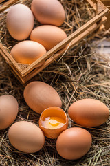 Fresh farm eggs