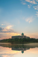 Naklejka premium Prime Minister Office, Putrajaya, Malaysia in the morning hours