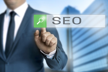 seo browser is operated by businessman