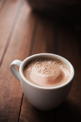 white cup of cappuccino