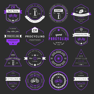 Badges and logos Cycling