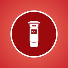 Post Box Or Letter Box Icon