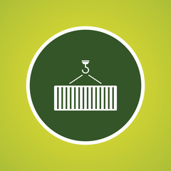 Crane hook & Container Icon