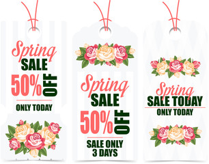 Naklejka premium Spring sale