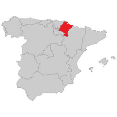 Fototapeta na wymiar Spanien - Navarra