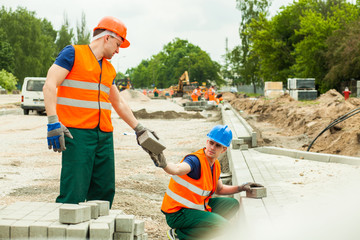 Giving paving stone