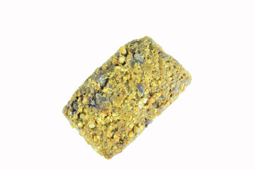granola bar isolated on white background