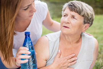 Helping elder mother