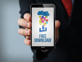 free download businessman smartphone