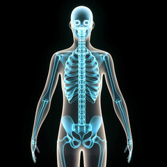 human body skeleton