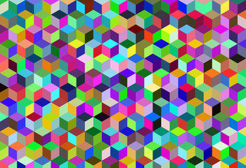 Abstract cube backgrounds