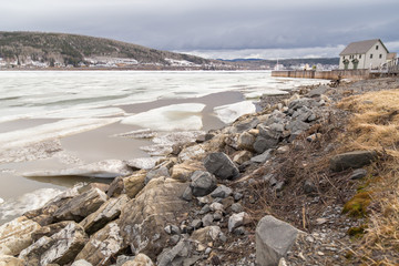 Floating Ice in Gaspe
