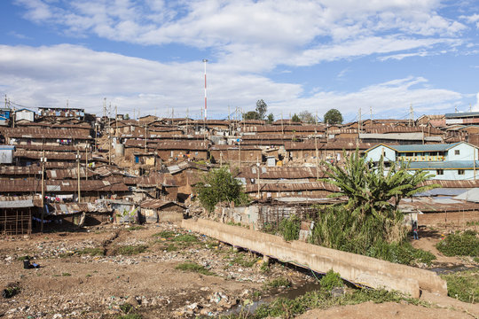 Overview of Kibera, Kenya