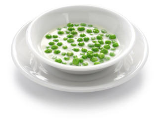 green peas fozelek (thick vegetable stew), hungarian cuisine