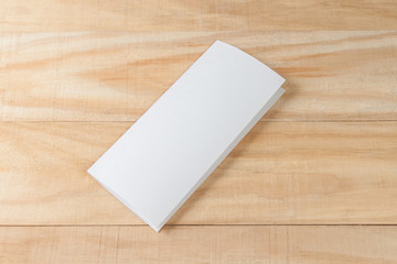 blank brochure paper