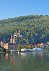 Fototapeta premium Blick auf Miltenberg am Main in Unterfranken,Bayern,Deutschland