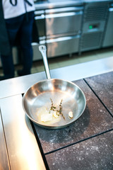Chef preparing food in the kitchen