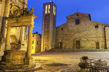 Montepulciano - Renaissance hill town in Tuscany, Italy