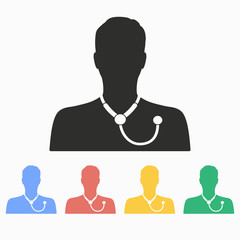 Doctor - vector icon.