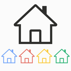 Home  - vector icon.