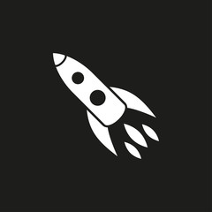 Fototapeta premium Rocket - vector icon.