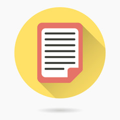 Document - vector icon.