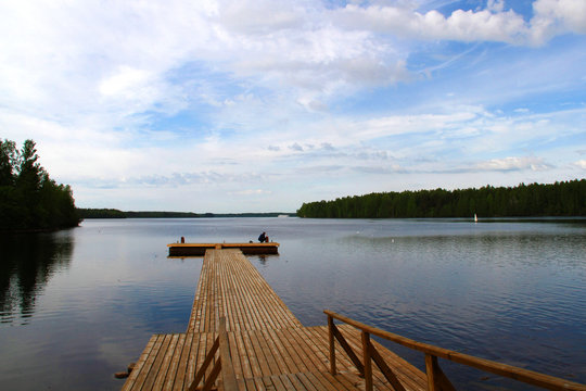 Russie , lac On&eacute;ga