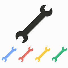 Wrench - vector icon.