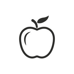 Fototapeta premium Apple - vector icon.