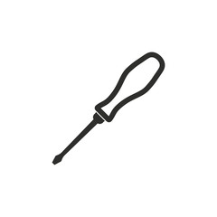 Screwdriver  - vector icon.