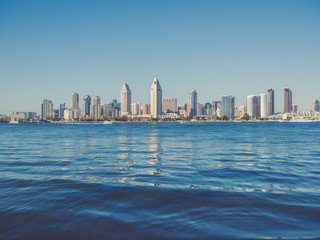 San Diego cityscape, USA - obrazy, fototapety, plakaty