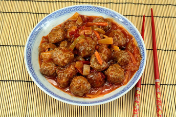 boulettes sauce aigre-douce 03032016
