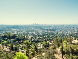 LA cityscape, USA