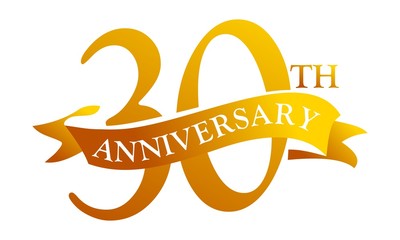30 Year  Ribbon Anniversary 