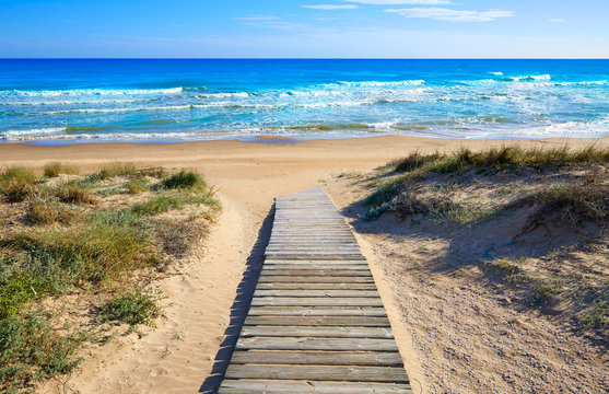 Fototapeta Cullera Dosel beach Mediterranean valencia