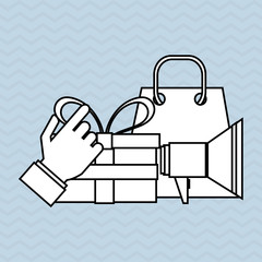 shopping icon design 