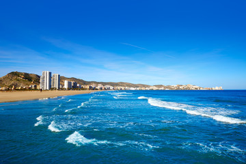 Obraz premium Cullera Sant Antoni beach San Antonio in Valencia