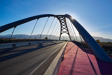 Cullera bridge over Xuquer Jucar river of Valencia