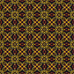 Obraz premium Batik Seamless Pattern