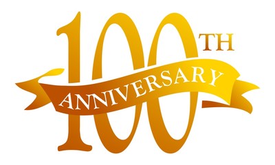 100 Year Ribbon Anniversary 